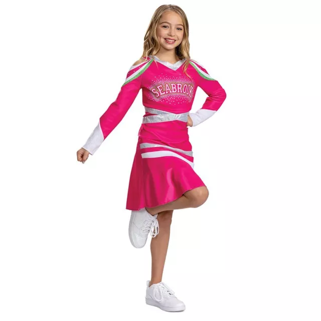 DISNEY ZOMBIES ADDISON Seabrook Pink Green Cheerleader Costume ...