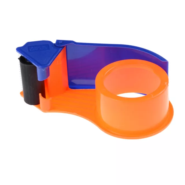 Sealing Packaging Parcel Plastic Roller 2" Width Tape Cutter Dispenser&QU