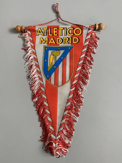 Fanion Vintage Atletico Madrid – Bandolina / Pennant – Club Espagnol