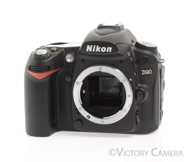 Nikon D90 12.3MP DSLR Camera Body ~3,100 shots -Near Mint-