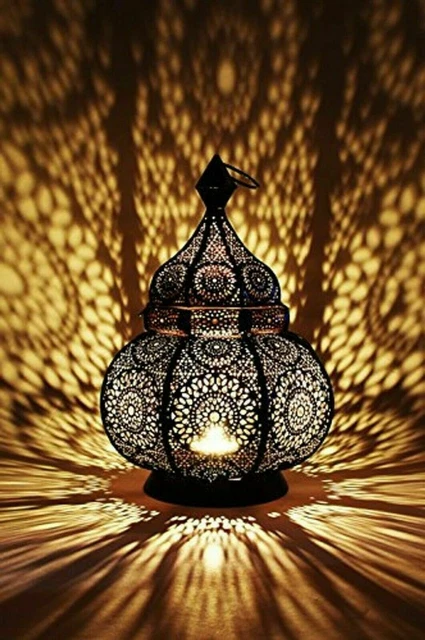 Lampada turca marocchina Portacandele vintage Portacandele da esterno...