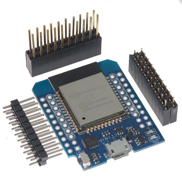 D1 Mini ESP32 ESP-32 WiFi + Bluetooth Development Board – CH9102 Chip – ESP-WROOM-32 Module
