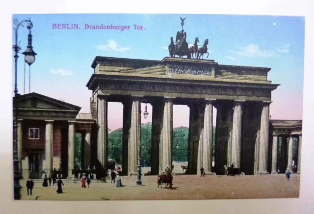 AK Postkarte Berlin Brandenburger Tor ungelaufen
