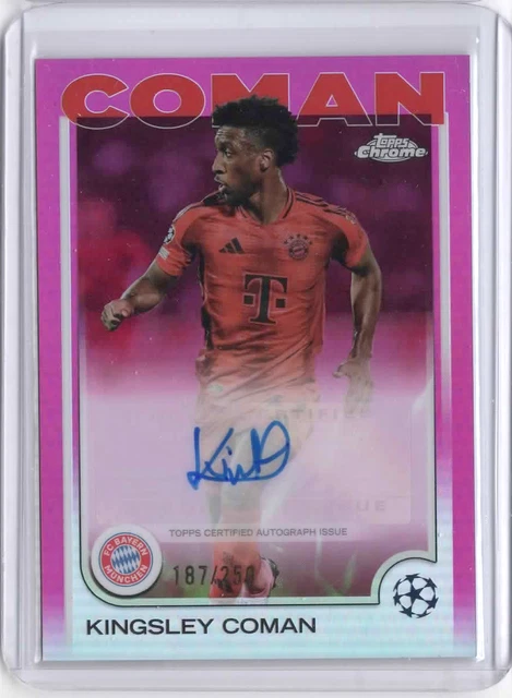 TOPPS FINEST CHAMPIONS League 2025 No Ba-Kc Kingsley Coman Purple Auto 127/199 EUR 25,40 - FR