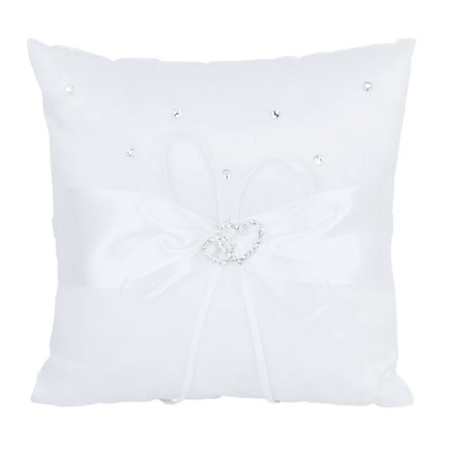 Supporto sposa 10 * 10 cm per anelli da sposa nastro regalo cesto portaanello