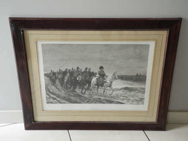 1841 LA CAPTIVITÉ BABYLONIENNE - Gravure sur acier ancienne estampe française - de  L'Artiste - Salon de 1841s  - Rare ! - Canada