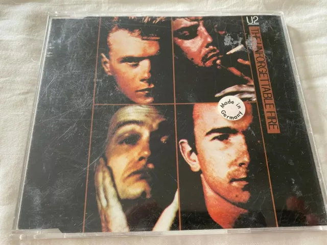 U2 - The Unforgettable Fire German Maxi Single Import Unreleased Tracks OOP RARE