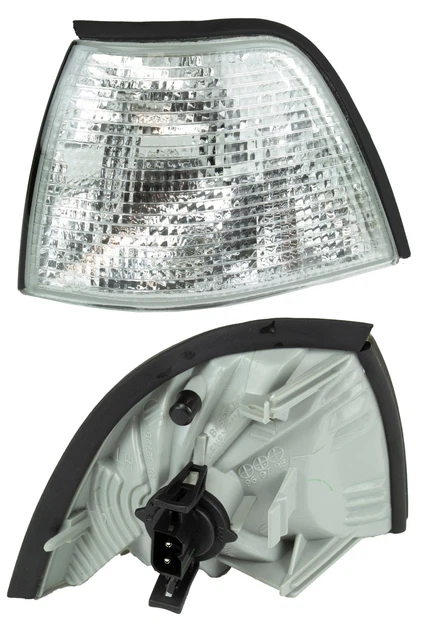 PAIRE DE CLIGNOTANTS Blancs Pour BMW E36 Berline, Compact Et Touring