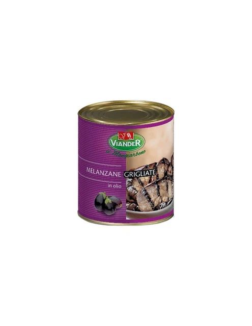Viander - Melanzane grigliate In olio di girasole conf. da 760 g