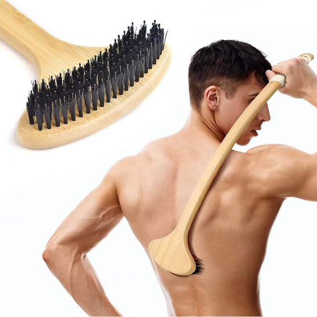NURENDER Wooden Back Scratcher, Oversized Body Scratcher with 22” 2 IN 1 Head