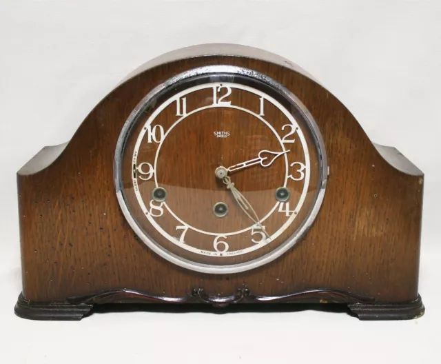 Enfield Westminster Chime Mantel Clock With Instructions - Spares Or Repair