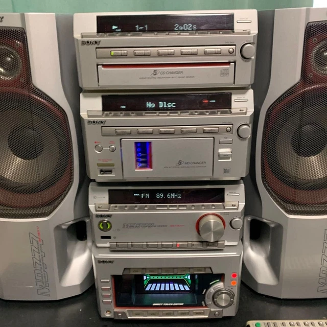 SONY HI-FI MINI Component System DHC-MD777, Serviced, Fully Functional ...