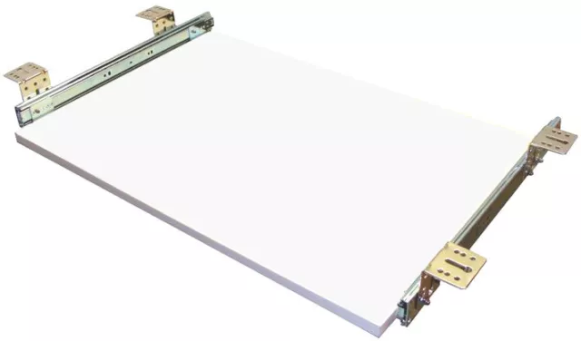 Tastaturauszug  weiss 60x40 cm Nutzhöhe 57mm Schublade Auszug für Tastatur
