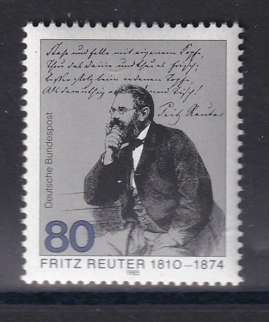 BM BRD MiNr: 1263  1985  REUTER  80