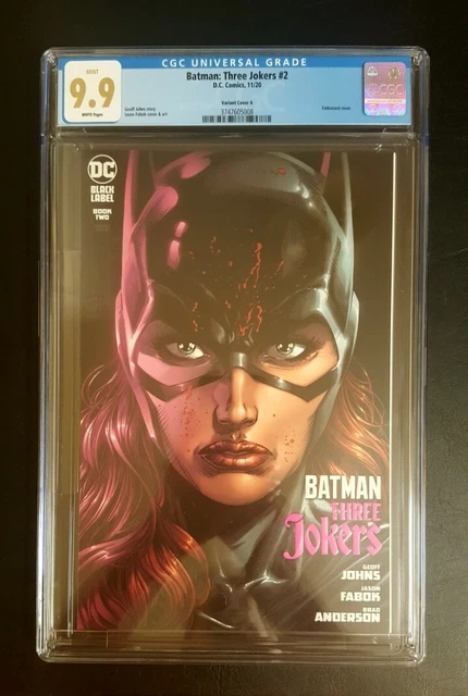 BATMAN THREE JOKERS #2 CGC 9.9 Mint Variant Cover A Pop/6