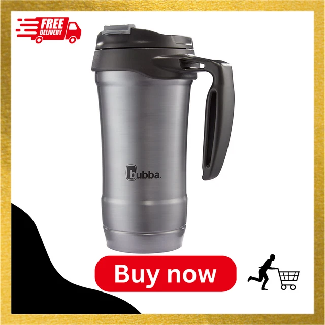 Bubba Hero Dual-Wall Vacuum-Insulated Stainless Steel Travel Mug, 18 Oz., Gunmet