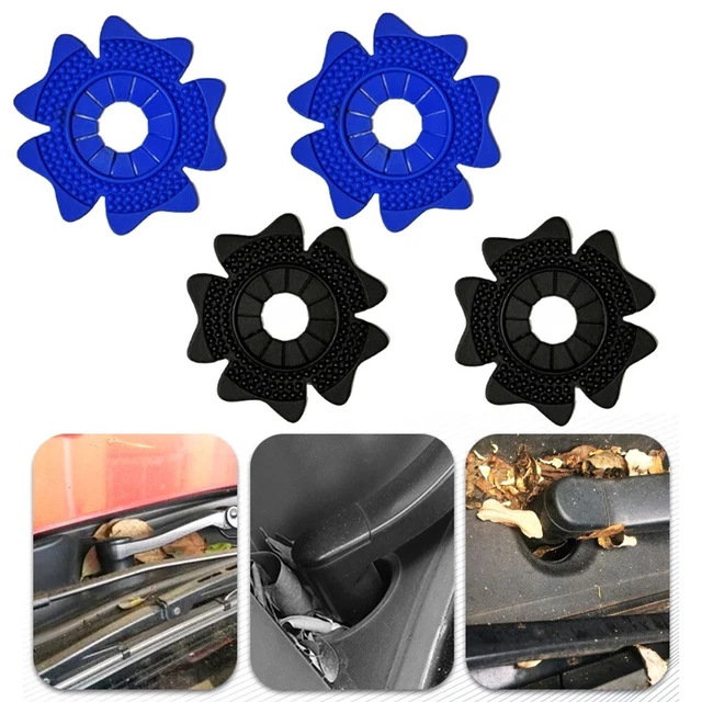 Couvercle Protection Trou Essuie-glace Voiture - Universel Anti-poussière Neige - Noir/Rouge