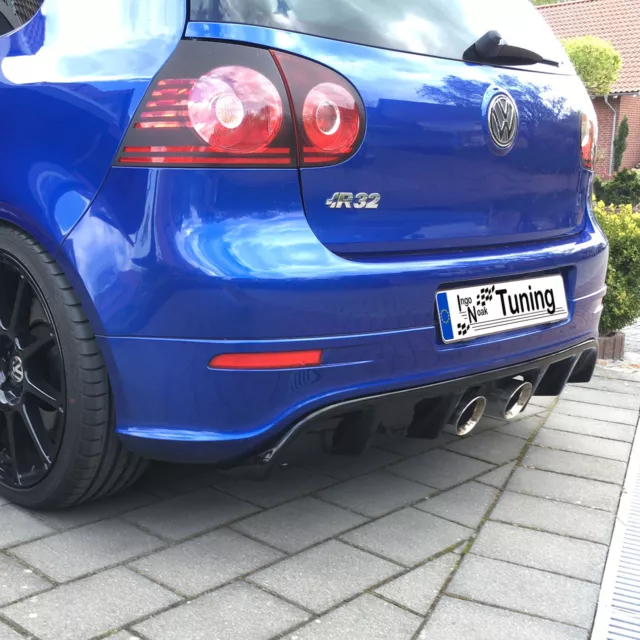 Sonderaktion ABS Heckansatz Heckeinsatz Heckdiffusor für VW Golf 5 R32