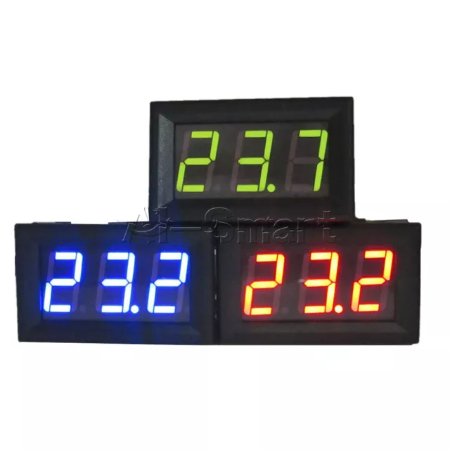 0.56" DC 5-12V LED Display Temperature Sensor Meter Digital Thermometer Detector 2