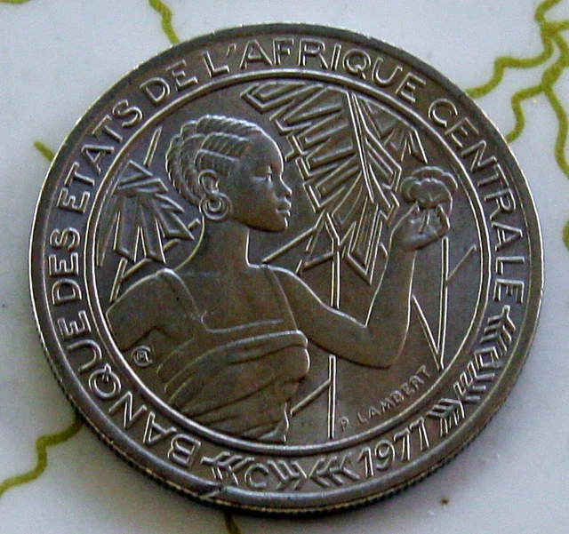 Coin Congo 500Fr 1977,  C   Bu 183