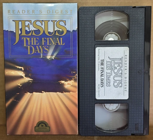 READERS DIGEST JESUS The Final Days VHS Jesus and His Times Religious ...
