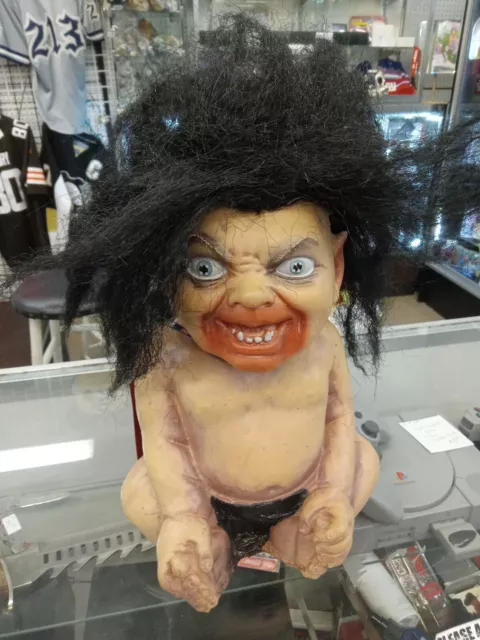 rare Halloween Prop Zombie Baby Spirit Child Crazy Hair troll kid