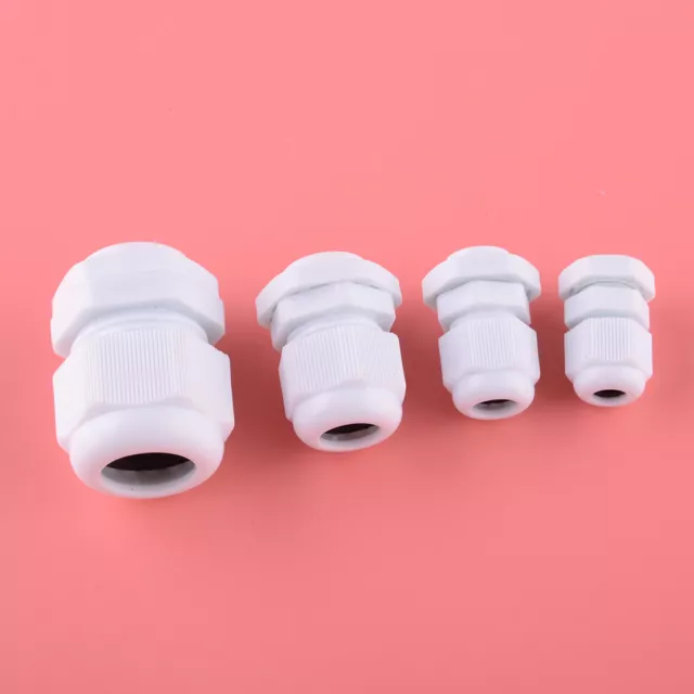 20pcs M12 M16 M20 M25 Strain Relief Cord Grip Cable Gland Lock Nut Connector