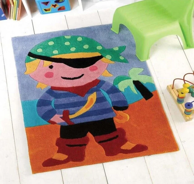 Pirata Tappeto Tappetino Bambini Neonato Anti-scivolo Cameretta Sala Giochi 70cm