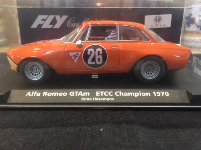 FLY 88165 STUNNING ALFA ROMEO GIULIA GTAm ETTC CHAMPION 1970 A-1102 NOS Slot Car