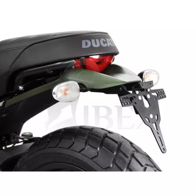 kompatibel mit Ducati Scrambler 800 BJ 2015-17 Kennzeichenhalter Kennzeichträger