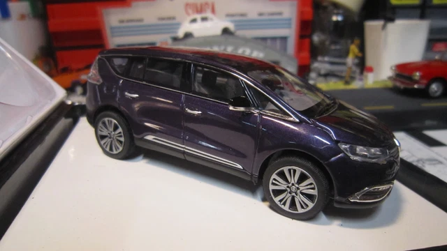 Renault Espace Derniere Version Norev 1/43 Eme Neuve Avec Boite Ecrin Violet
