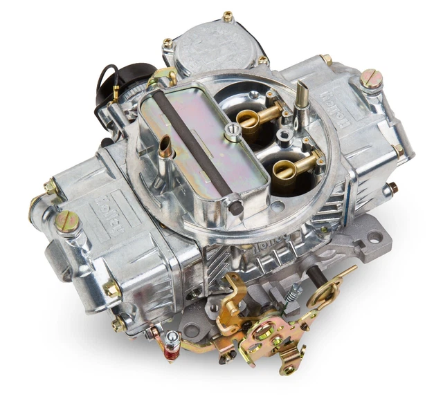 Holley 0-80508S Shiny Classic 4 Barrel Carburetor 750 CFM Electric Choke Vacuum