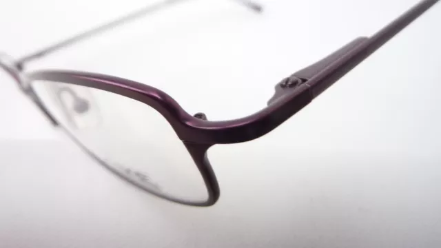 Gafas moradas gafas estrechas delicadas montura metálica ligera bastidor de marca talla/M 3