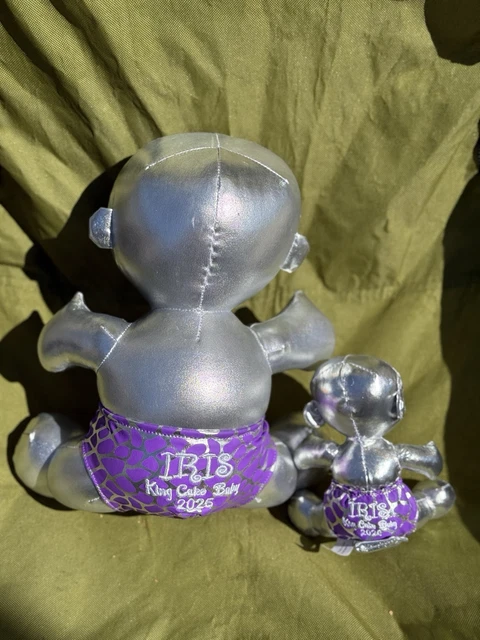NOLA MARDI GRAS 2025 💜💚💛 Krewe Of Iris Specialty King Cake Baby with Baby! 79.06 PicClick AU