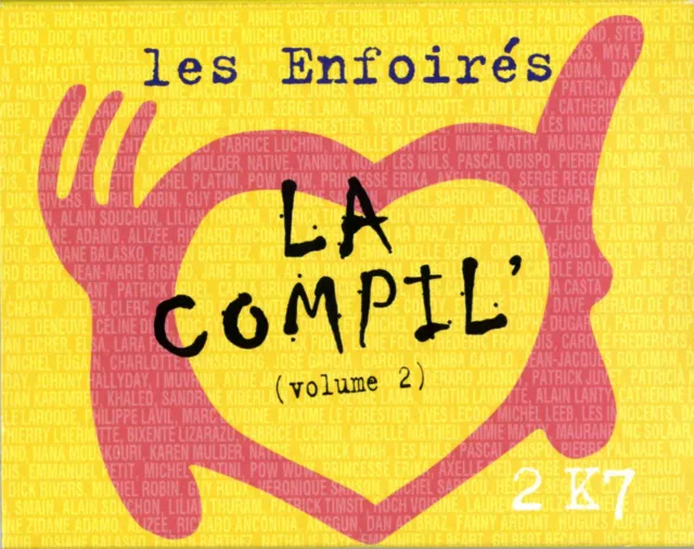 La Compil Des Enfoirés (Volume 2) - 2001 2Cd - Excellent État