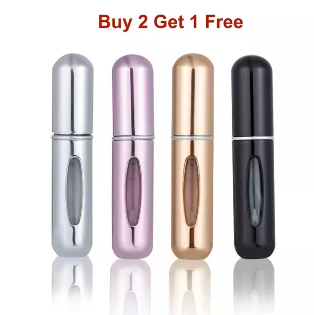 5ml Refillable Perfume Atomiser Spray Pump Portable Bottles Ideal for Travel