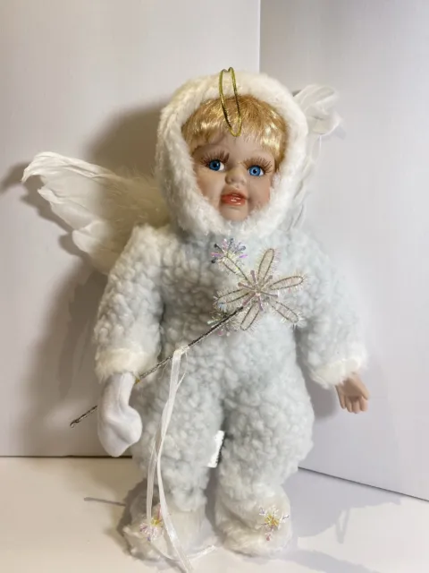 Heritage Signature Collection Porcelain Doll#12044 Charlie Cherub Doll, Angel
