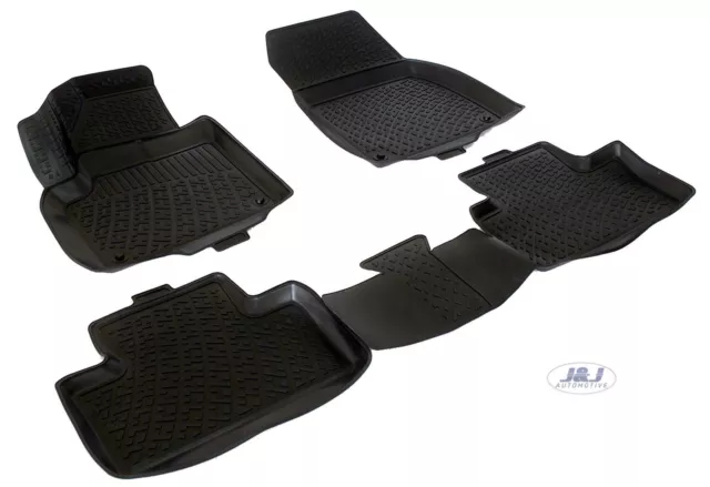 3D EXCLUSIVE TAPIS DE SOL EN CAOUTCHOUC pour  LAND ROVER EVOQUE 2011 -2018 4pcs