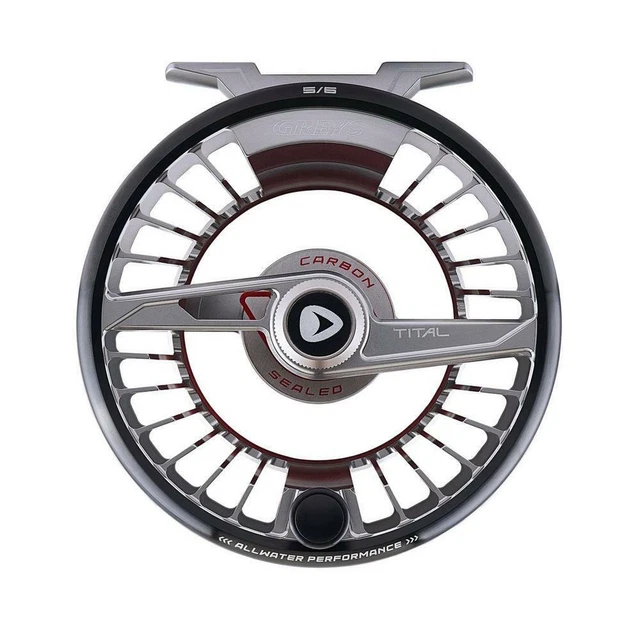 Moulinet Pêche à La Mouche Greys Fin 5/6 - Frein à Disque, Bobine Rapide - Aluminium Moulé - Pour Pêcheur Débutant Et Confirmé