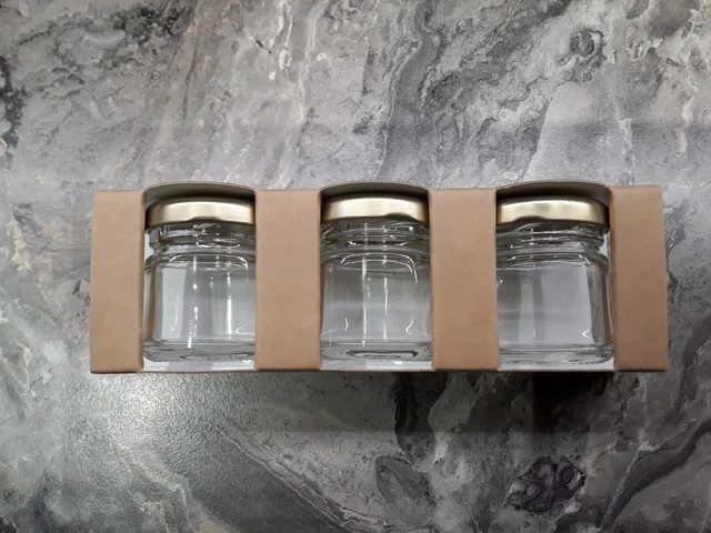 MINI JAR GIFT boxes 3 Windows - pack of 10 £11.55 - PicClick UK