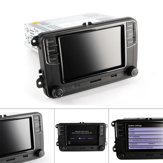 Vw Rcd340 NONAME CARPLAY ANDROID Auto RCD330 RCD360 RCD340G Car Stereo 6RD 035 ...