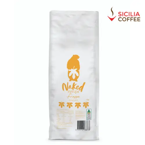 1KG * Naked Syrups * Frappe Mix * Sicilia Coffee * Gluten Free *
