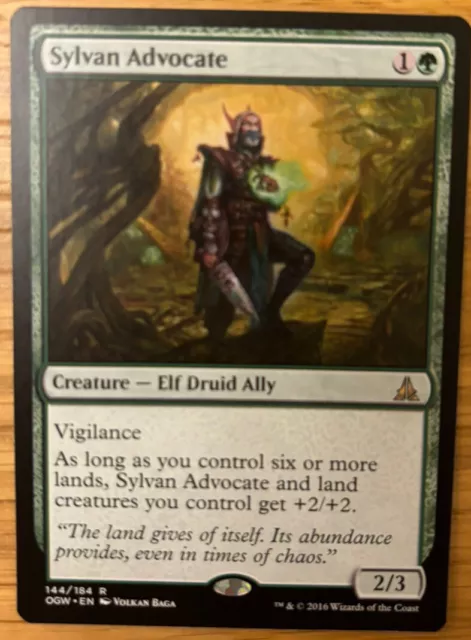 Magic the Gathering - Sylvan Advocate - Oath of the Gatewatch - NM - MTG