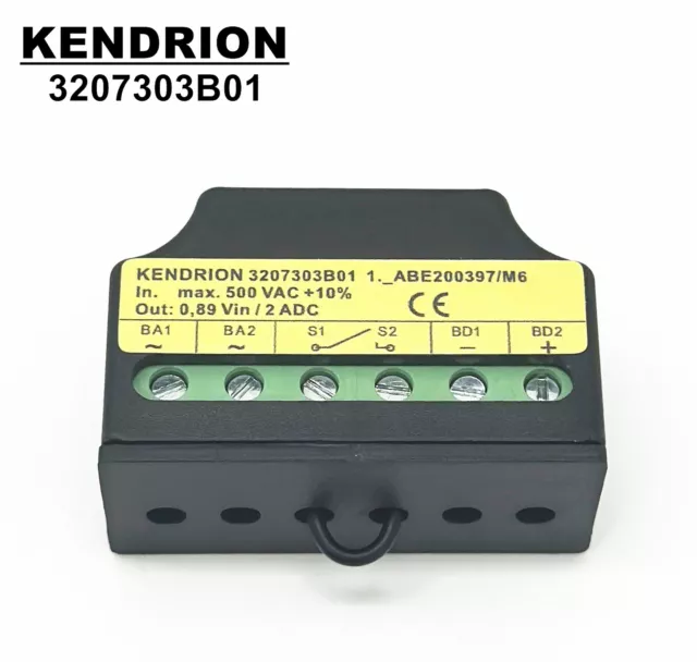 KENDRION 3207303B01 0.89 2A motor brake full wave rectifier power supply device