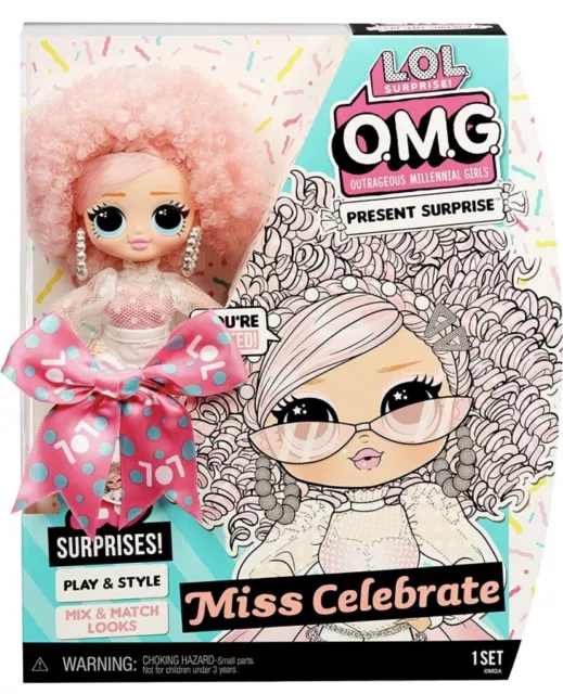 Miss Celebrate - LOL Surprise OMG Present Surprise Series 2 Fashion Doll SEALED