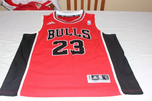 Maillot Basket-Ball NBA Chicago Bulls Adidas Taille L Start N°23 Jordan