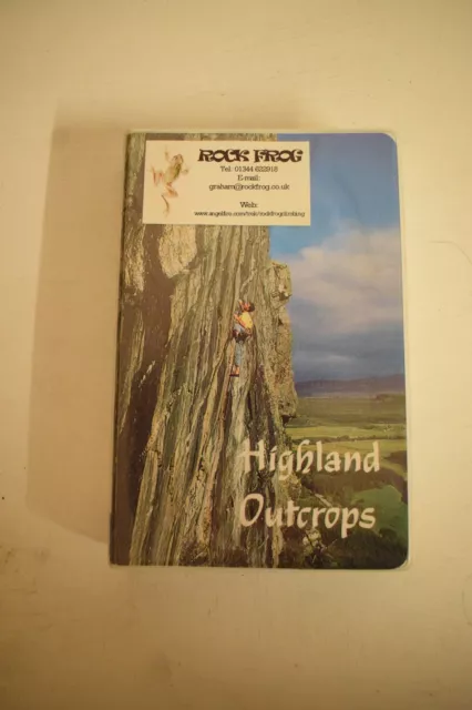 Climbing guide book for Highland Outcrops