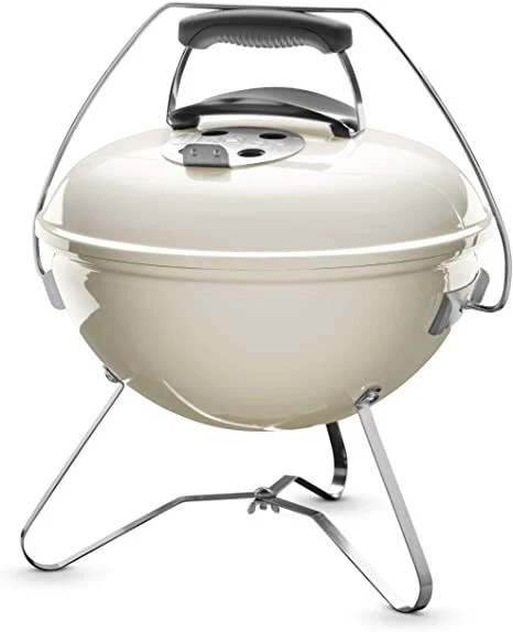 Weber Smokey Joe Premium Elfenbein anthrazit BBQ 37 cm. Neu/Versiegelt