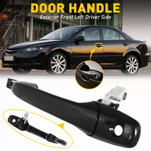 Exterior Door Handle For 2004-2009 Mazda 3 2003-2008 6 Front LH Plastic