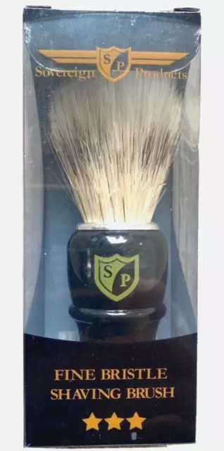 Sovereign Hair Products - Fine Bristle Shaving Brush - Luxury Shaving Experience